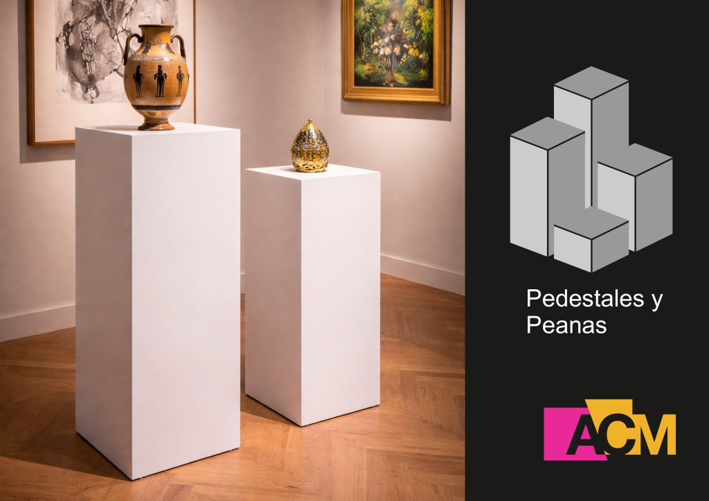 pedestal para exposiciones